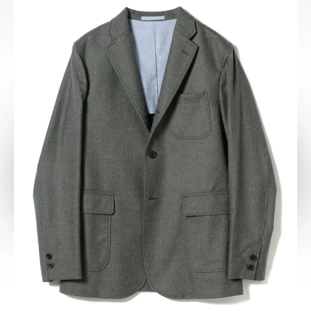 BEAMS PLUS Wool-Blend Flannel‎ Blazer